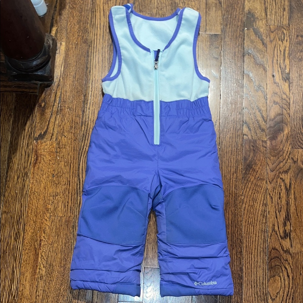 Columbia Kids' Blue and White Overalls 2T